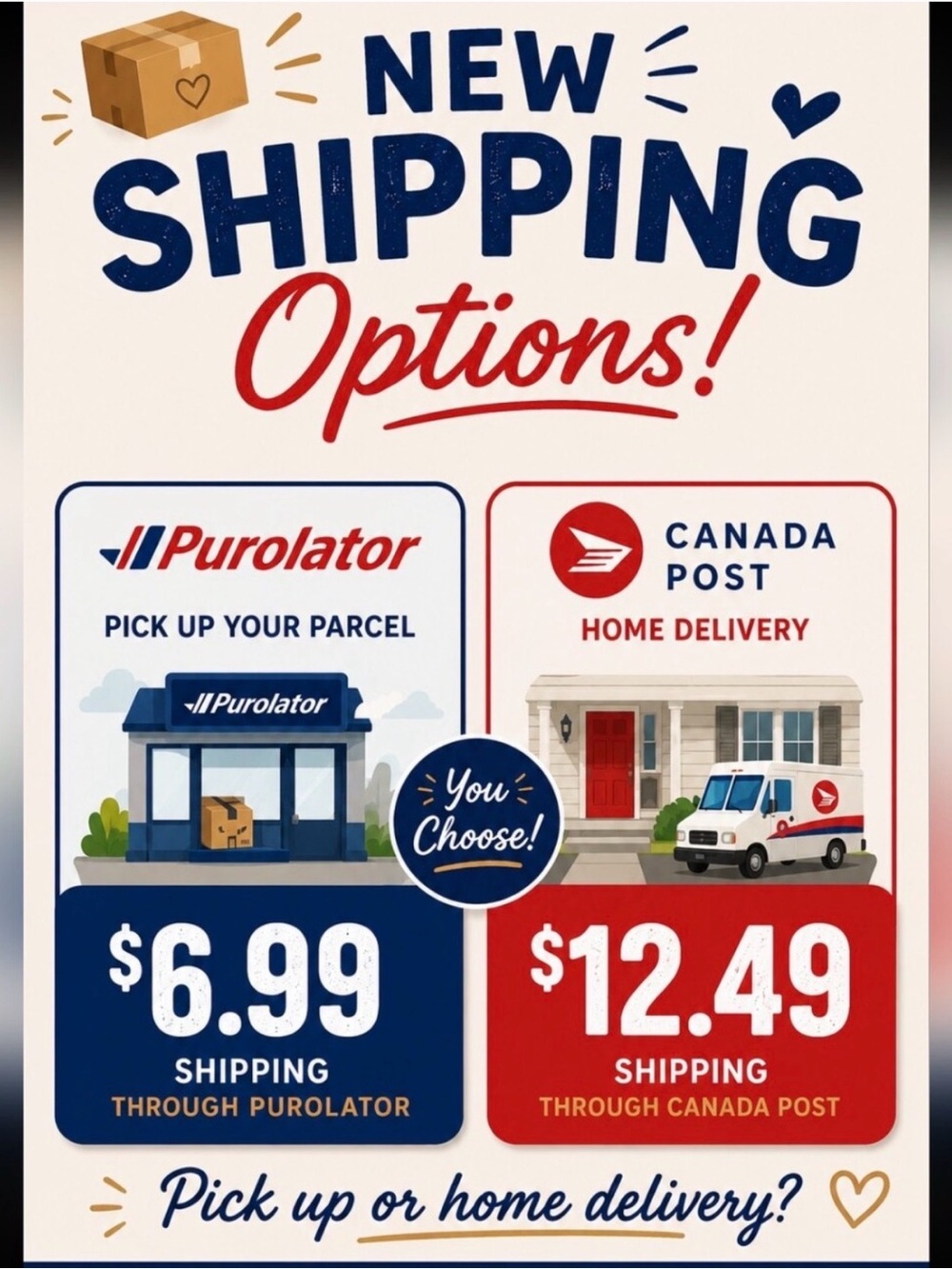 *New* Shipping for LESS!